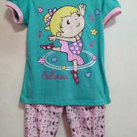 Gambar baju tidur perempuan setelan v3 3/4 pakaian bobo anak cewek motif dari 278shop undefined 4 Tokopedia