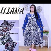 Gambar DASTER BATIK JUMBO GAMIS LENGAN PANJANG LD 130 CM. - Hijau dari fayzashop123 batik pekalongan undefined 4 Tokopedia
