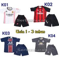 Gambar Setelan jersey anak baju bola anak usia 1 sampai 3 tahun - 2 thn dari serbamurah0223 undefined 1 Tokopedia
