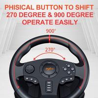 Gambar PXN V900 PC Racing Wheel Race Steering Wheel with Pedals - PXN V900 dari Gudang OShop undefined 3 Tokopedia