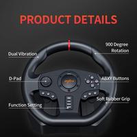 Gambar PXN V900 PC Racing Wheel Race Steering Wheel with Pedals - PXN V900 dari Gudang OShop undefined 5 Tokopedia