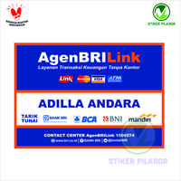 Gambar stiker vinyl agen brilink a5 - 65x95cm dari StikerPilkada2000 undefined 1 Tokopedia