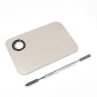 Gambar Papan Mixing Palette Make Up Foundation Stainless Steel Spatula Kotak dari Toko Melati Pengantin undefined 1 Tokopedia