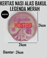 Gambar KERTAS NASI BULAT 24 ALAS BAKUL NASI BUNGA LEGENDA 24CM 250LBR dari HOST99 undefined 1 Tokopedia