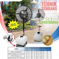 Gambar MistyCool Spray Fan FDH650 Kipas Embun Kabut Uap 26 Inch 60L (Putih) dari Kipas CKE Online undefined 3 Tokopedia