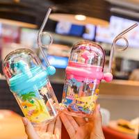 Gambar Botol Minum Anak Karakter Air Mancur Lumba Lumba 250 ml Sedotan Bagus dari PoohShopGrosir undefined 5 Tokopedia