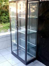 Gambar Lemari Serbaguna Aluminium 2 Pintu Frame Coklat Kaca Polos dari Sanggar bukit akar undefined 2 Tokopedia