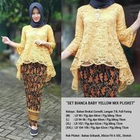 Gambar Setelan Kebaya Modern Bahan Brukat Full Puring Warna Coklat Susu - M dari ELITKEBAYA undefined 4 Tokopedia