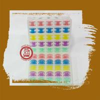Gambar Bobbin/Spool/Spul Plastik Warna( isi 25 pcs ) + Kotak Spul Plastik dari SINGER MEDAN undefined 5 Tokopedia