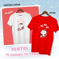 Gambar KAOS PENTOL CHRISTMAS EDISI NATAL - M, Putih dari Amigo Production undefined 1 Tokopedia