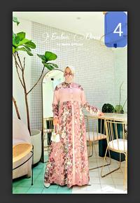 Gambar Gamis Embun Dress by Nabe Original Safira Collection - Kuning dari Safira Collection dmk undefined 1 Tokopedia