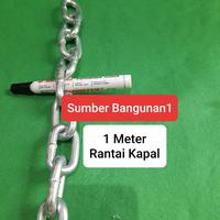 Gambar Rantai Besar kapal 1 meter ukuran 3/8 dari Sumber.bangunan1 undefined 1 Tokopedia