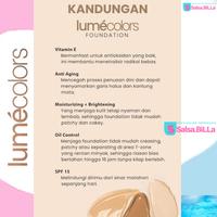 Gambar FOUNDATION LUMECOLORS LIGHT KOSMETIK WAJAH FULLCOVERAGE - Sachet 10ml - Light dari Salsa.BiLLa undefined 3 Tokopedia