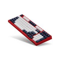 Gambar Leopold FC980M White Blue with Red Case Mechanical Keyboard - Red Switch dari Gaming Distro undefined 3 Tokopedia
