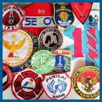 Gambar Bordir Custom Satuan Pesan Logo Sendiri Patch Emblem Kaos Nama Kemeja dari nin store2212 undefined 4 Tokopedia