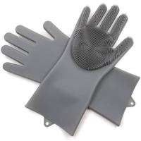 Gambar Sarung Tangan Silikon Gloves Tebel Tahan Panas Spons Cuci Piring Scrub dari Jualelektronikrumah undefined 3 Tokopedia