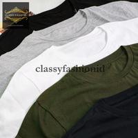 Gambar TSHIRT KAOS OBLONG SLIMFIT PUTIH POLOS KATUN PRIA WANITA LENGAN PENDEK - M dari classyfashionid undefined 5 Tokopedia