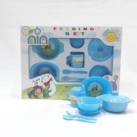 Gambar Feeding Set / Set tempat makan bayi Nia Besar - Ungu dari Seven Kado undefined 1 Tokopedia