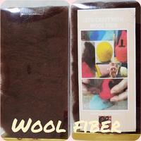 Gambar Felting wool fiber/felting needle/brown series fiber/serat wol coklat - BCB4 dari Onestoplearn undefined 2 Tokopedia