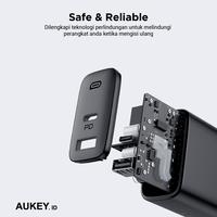 Gambar Aukey Charger PA-F3 Swift Mix 30W 2 Port PD - 500482 dari Aukey Makassar undefined 3 Tokopedia
