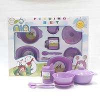 Gambar Feeding Set / Set tempat makan bayi Nia Besar - Ungu dari Seven Kado undefined 2 Tokopedia
