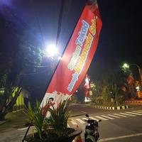 Gambar Umbul-umbul kain 4x0,8m - Satin dari delta-design undefined 1 Tokopedia