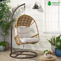 Gambar CANKA - Kursi Gantung Rotan Sintetis Minimalis Murah Berkshire dari CANKA JAYA FURNITURE undefined 1 Tokopedia