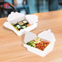 Gambar White Paper Kraft Food Box 45oz / Lunch Box dari Ispack undefined 2 Tokopedia