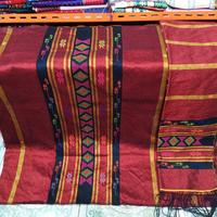 Gambar Songket Layang-layang Tenun Tangan Asli - Gold dari Mutiara Ulos undefined 4 Tokopedia