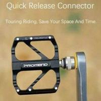 Gambar PROMEND R67Q-Pedal sepeda Bearing quick release 3 bearings aluminium dari speedyman undefined 4 Tokopedia