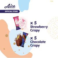 Gambar Aice Ice Cream Strawberry Crispy 5 Pcs & Chocolate Crispy 5 pcs Eskrim dari AICE ICE CREAM undefined 2 Tokopedia