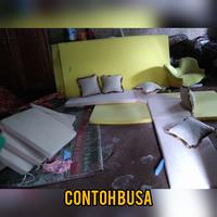 Gambar Kursi Sudut Kayu Jati Set Meja Tamu Minimalis Tanganan Besar Terbaru - DENGAN BUSA dari Purus Jati Furniture undefined 3 Tokopedia