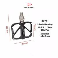 Gambar PROMEND R67Q-Pedal sepeda Bearing quick release 3 bearings aluminium dari speedyman undefined 5 Tokopedia