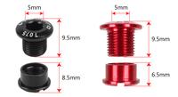Gambar Baut Mur Litepro Aluminium 7075 Single Chainring Screw Bolt dari Twinwil undefined 2 Tokopedia