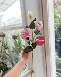 Gambar Bunga Artificial Lisianthus Kain dari Clara Florist Surabaya undefined 3 Tokopedia