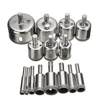 Gambar Mata Bor Kaca/Granit/Keramik Diamond Coated Hole Saw 6mm-50mm 15 Pcs dari MGS Teknik Store undefined 3 Tokopedia