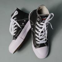 Gambar Sepatu Sneakers Johnson Classic Highcut (HC) Hitam Putih - Hitam, 45 dari Johnson Indonesia undefined 5 Tokopedia