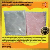 Gambar Kain Lap Piring Anti Minyak Bahan Sangat Lembut Velvet Microfiber - 13x20cm dari Tante Grosir undefined 1 Tokopedia