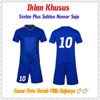 Gambar Baju Futsal Kaos Bola Stelan Jersey + Sablon Nomor saja dari De Lapaks undefined 1 Tokopedia