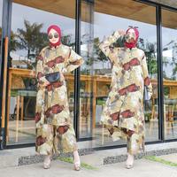 Gambar Baju Setelan Wanita Murah Model terbaru 2021 Berkualitas Nyaman Jovana - Army dari Dita Wardani undefined 3 Tokopedia