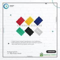 Gambar Breadboard Project board 170 Holes Projectboard mini Solderless - Merah dari lapaknya elektro undefined 2 Tokopedia