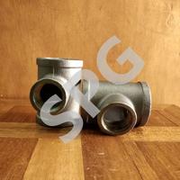 Gambar Tee Besi Drat 1-1/2" x 1" Tee Reducer Fitting Pipa Besi Black Steel Fe dari SPG888 undefined 2 Tokopedia