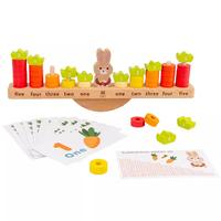 Gambar Rabbit balancing games mainan edukasi anak mainan berhitung wooden toy dari babybaobeishop undefined 4 Tokopedia