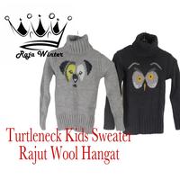 Gambar Sweater Rajut Turtleneck Anak Winter Musim Dingin Import - Grey Dark, 2A dari Rajawinter undefined 1 Tokopedia