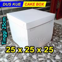 Gambar Dus box 25x25x25 cm/25x25/Dus Kue ulang tahun/Box Kue/box Roti/Cake Bo dari Mulasara Percetakan undefined 1 Tokopedia