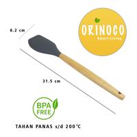 Gambar Silicon Gagang Kayu OR-203C Black Grey Tahan Panas dari Ollahomeliving undefined 1 Tokopedia