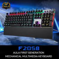 Gambar KEYBOARD GAMING MECHANICAL AULA NEW F2058 RGB MACRO dari Hobi Indonesia Official Store undefined 1 Tokopedia
