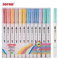 Gambar Highlighter Penanda Joyko HL-55 1 Set 12 Pcs 12 Warna dari Angsana Stationery undefined 1 Tokopedia