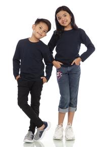 Gambar KAOS POLOS ANAK KIDS UMUR 2-13 TAHUN LENGAN PANJANG COTTON COMBED 30S - Kuning Mustard, 2 Tahun dari HS Official Store undefined 2 Tokopedia