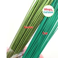 Gambar Kawat Bunga Tebal Tangkai Batang Bunga dekorasi Bahan Flower Crown - No.24 (0.55mm), Hijau Kertas dari Wimpy Craftstore undefined 2 Tokopedia